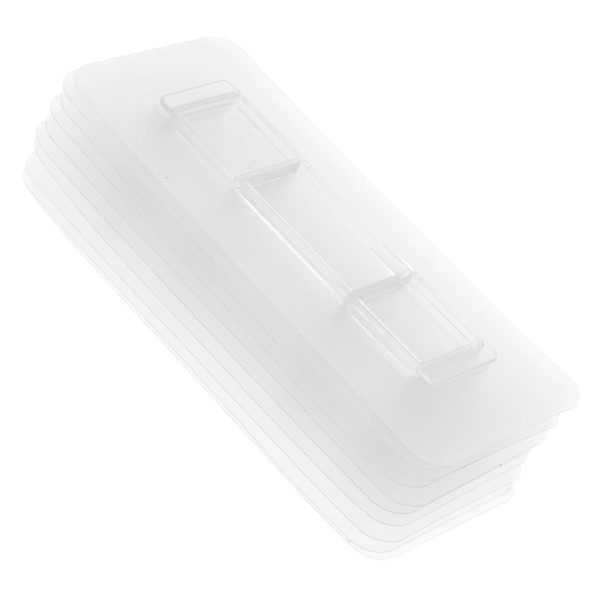 TOYANDONA Ganchos Adhesivos Transparentes para Colgar en Pared sin Taladro, 50 Piezas, Resistentes para Estante de Ducha y Toallero, Uso Múltiple en Baño y Cocina