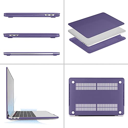 MOSISO Compatible with MacBook Pro 13 inch Case M2 M1, Imperial Purple - image 4
