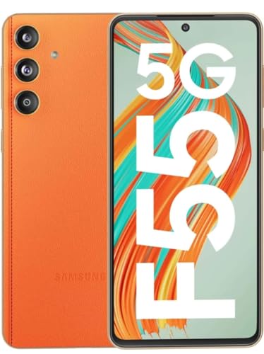 Image of Samsung Galaxy F55 5G (Apricot Crush, 256 GB) (12 GB RAM)