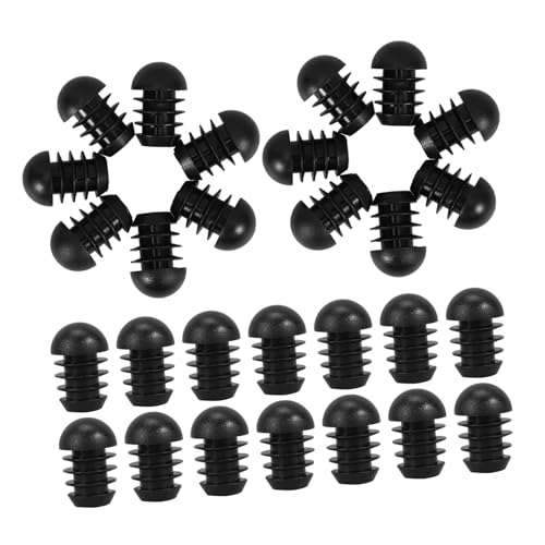 Veemoon 50 Piezas Tapones Redondos de Plástico Unidades para Patas de Mesa y Silla Protectores Resistentes y Antirrayaduras para Suelos Caps de Acabado Duraderos para Muebles