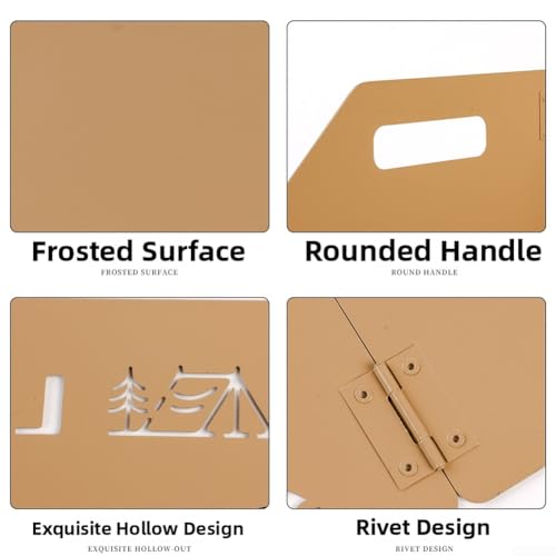 Réchaud de camping pliable en métal DAZZLEEX stable et léger - 7