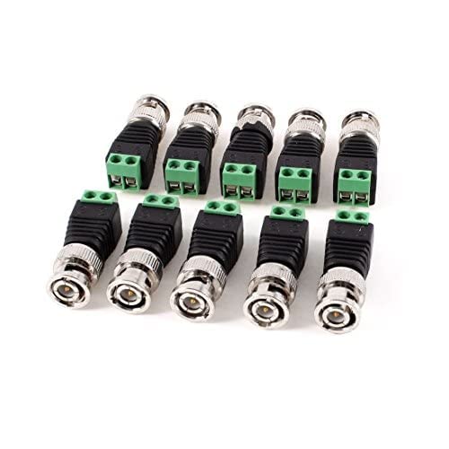 Mak World BNC Male Connector Screw Type (Green) for CCTV Camera Pack of 50-image-12