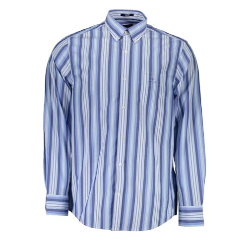 Chemise manches courtes GANT bleu clair idéale pour vos terrasses et bureaux