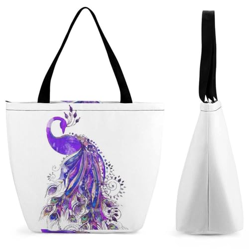 Sac à main pour femme violet élégant idéal pour vos séances de shopping et voyages