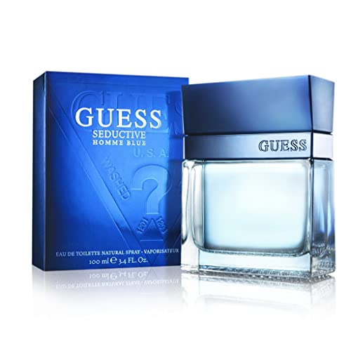 Guess Seductive Homme Eau De Toilette Spray For Men, Blue, 3.4 Ounce #TOP2