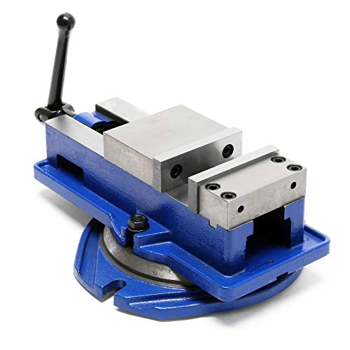 Mordaza de precisión para máquinas 100mm Base giratoria 360° Tornillo de banco Taller...