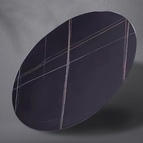 Xxbbyubo ���Č��΃^�[���e�[�u�� ��^���ؗ����p��]�� 60 70cm �~�`����~�� �T�[�r���O�g���C �H��p��]�e�[�u�� �_�C�j���O�e�[�u�� 360°��]�\ �f�B�X�v���C(Black gold,80cm)