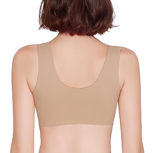 FallSweet Front Close Bra for Women Push Up Wirefree Bra Seamless No Dig Comfort Brassiere3