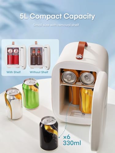 Portable 5L Mini Fridge for Skincare, Drinks & Makeup - Image 2