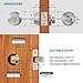Forliggio All-New Deadbolt Door Lock Set, ANSI/BHMA Grade 3 Enhanced Security Entry Dead Bolt Level Door Locks for Exterior Front Doors, Satin Brushed Nickle