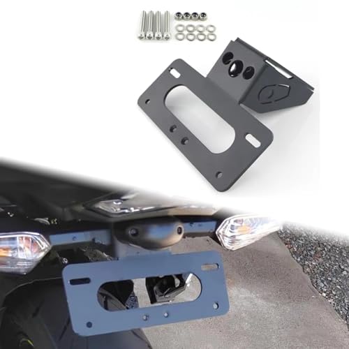 Support de plaque Z650 arriere moto bien range - 4
