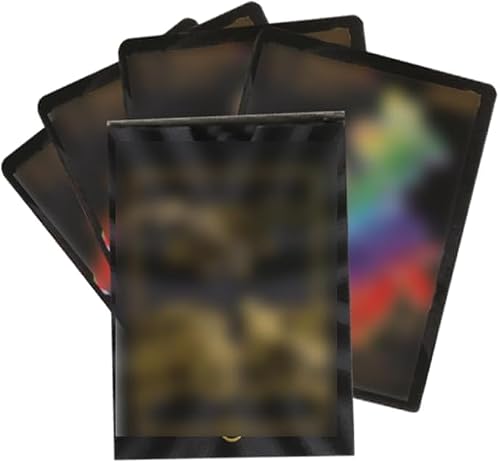 Schwarz Seltene Karten Set, 55 Stück Cartoon Sammelkarten, Anime Karten Keine Duplikate Trading Seltener Kartenspiel für Fans and Collectors(Deutsch)