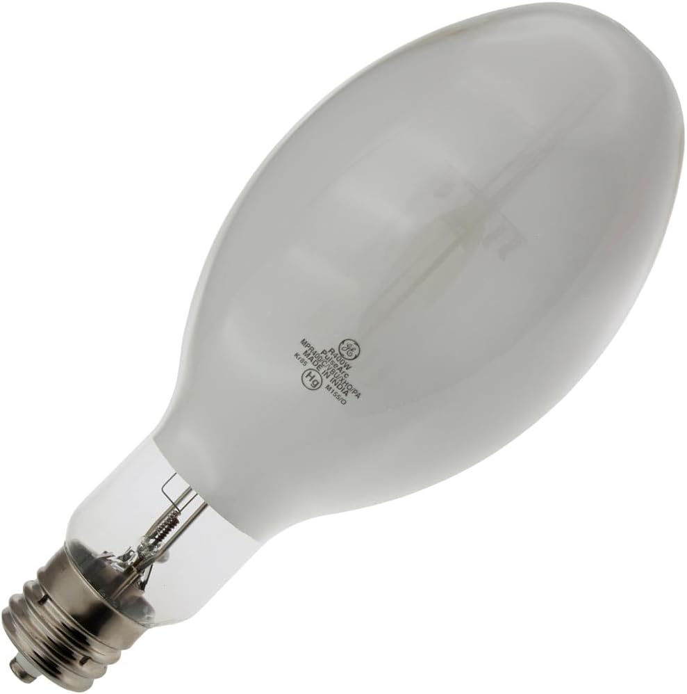 Replacement for GE 46274, MPR400/C/VBU/XHO/PA, 400 Watt, White Glass ED37 PULSEARC Metal Halide HID Light Bulb