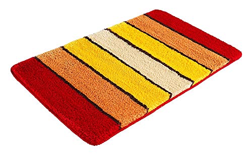 PANA Flauschige Hochflor Badematte • in versch. Farben • Badteppich aus weichen Mikrofasern -...