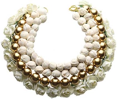 AakarShana Jewels Traditional Indian Look Hair Accessories Best Match For Bollywood Dance Looks Like Natural Flowers Party Accessories for Weddings Proms Parties or Other Occassions