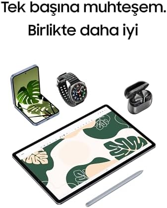 Samsung Galaxy Tab S10+ Yapay Zeka (AI) Tablet, 12GB RAM, 256GB Hafıza, AMOLED Ekran, S Pen Dahil, Gümüş (Samsung Türkiye Garantili) - Görsel 6