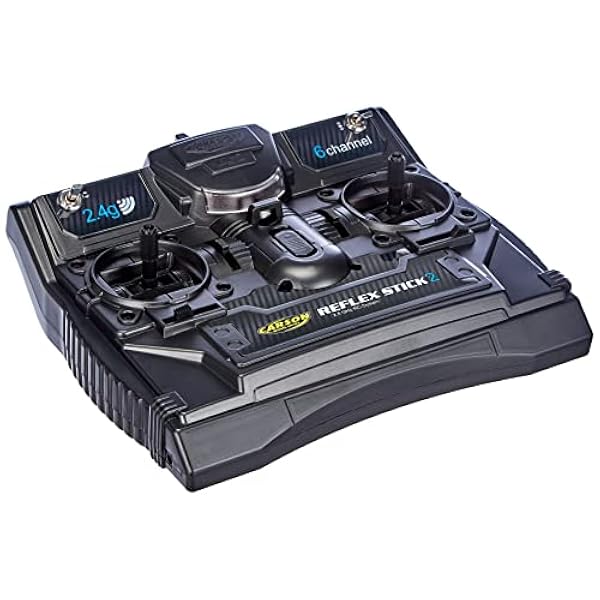 Carson 500501006 FS Reflex Stick II, 2.4 GHz 6 Kanaler, RC Kontroller, Svart, 1 st