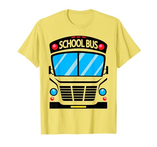 Halloween School Bus Costume for Adults and Children T-Shirt