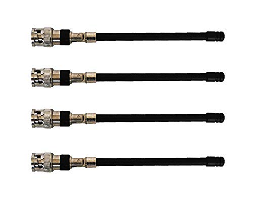 4 PCS UHF (470-752 MHz) 1/4 Wave Antennas w/BNC Connectors for Shure by onlineservice-usa - Image 3
