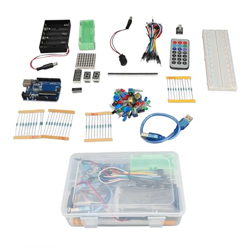 Kit de placa de desarrollo Hidyliu R3 con luces LED para proyectos de electrónica básica 6