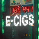 LED E-CIGS Sign for Business,30'x10' Smoke Ecigarettes Shop Vape Store Sign with Remote Control & Hanging Installation Bright Led for Window Wall Door