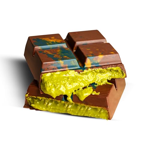 Petek1942,Dubai Chocolate,Dubai Chocolate Bar Pistachio Knafeh,Dubai Kunefe Chocolate with Plenty of Kadayif, Viral Dubai Pistachio Chocolate Bar