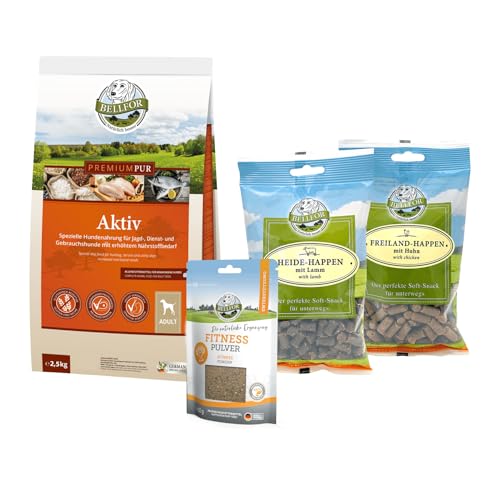 Produktbild von Bellfor Futterset für körperlich aktive Hunde Premium PUR Aktiv - 2980 g