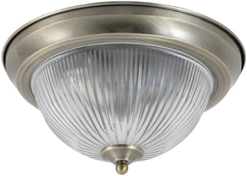 Traditional Antique Brass IP44 Bathroom Ceiling Light -4370 : Amazon.co ...