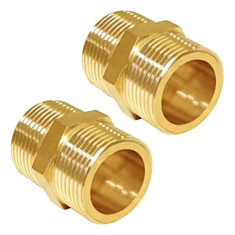Joywayus 1" Brass Pipe Fittings Nipple Cover