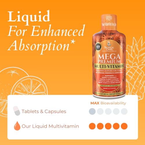 Tropical Oasis Mega Premium Liquid Multivitamin