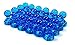 24 Blue Push Pin Magnets - Perfect Magnet Set for Maps, Whiteboards, Calendars and Refrigerators