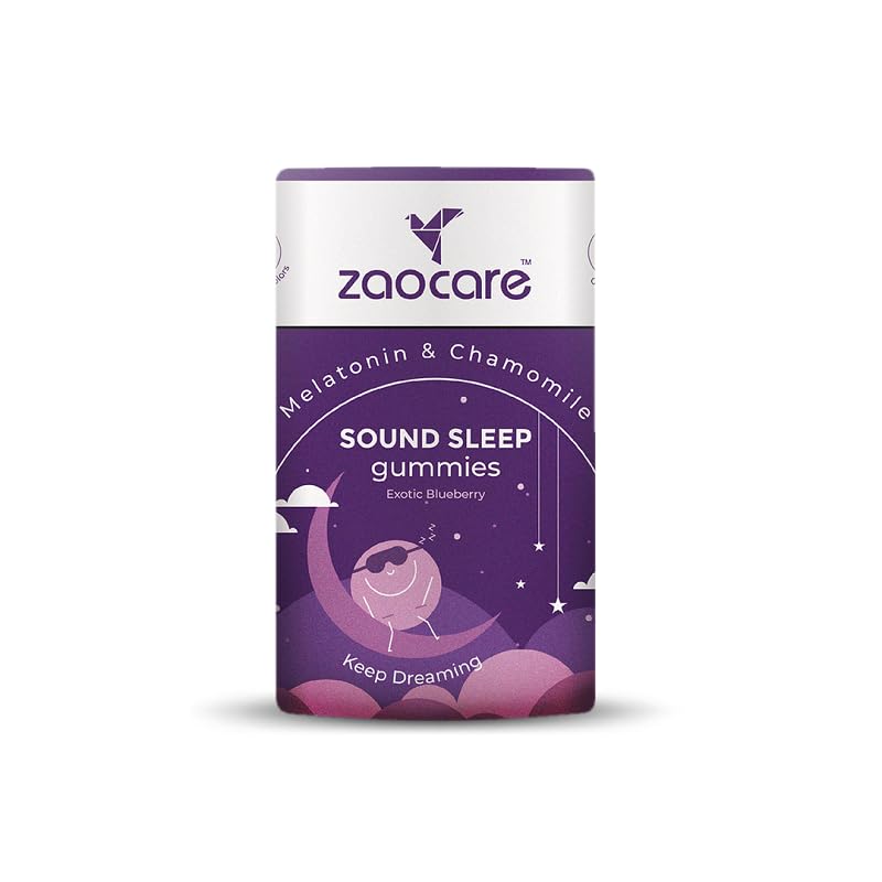 Zaocare Sound Sleep Gummies With Melatonin & Chamomile | For Deep Sleep, Stress Relief & Relaxation | Non habit Forming| No addiction| No side effects | 30 Gummies (1 Gummy Per Serving) (B0BM4G3BD7) Amazon Price History, Amazon Price Tracker