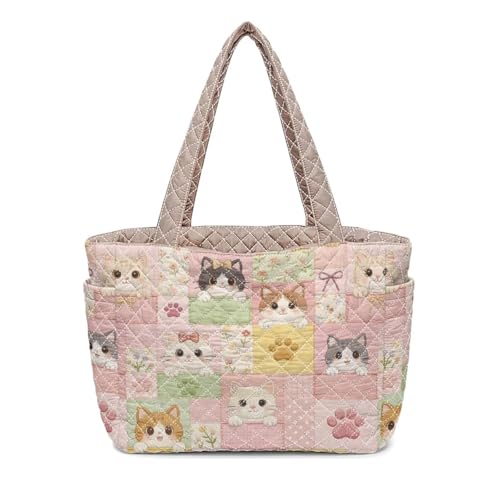 Bolso tote para mujer, ligero, con bolsillos y acolchado doble, ideal para trabajo, viaje y gimnasio miniatura 1
