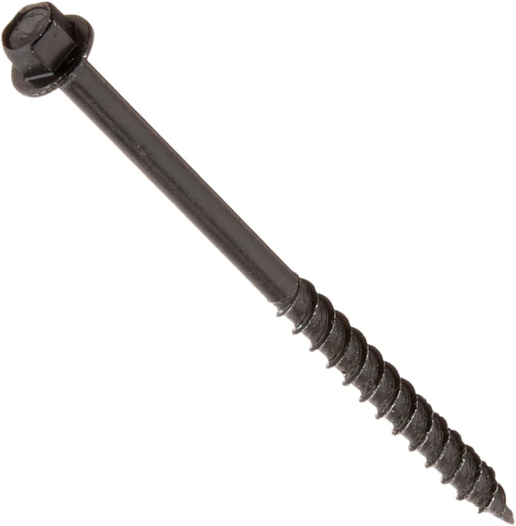 Timbertite Weather Maxx 47812 Landscape Screw, 0.6cm x 10cm, Heat Treated Steel, Ceramic Coated, AS