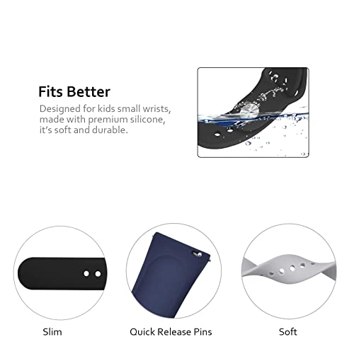 Pack de 3 correas de silicona para AT&T amiGO Jr Watch miniatura 6