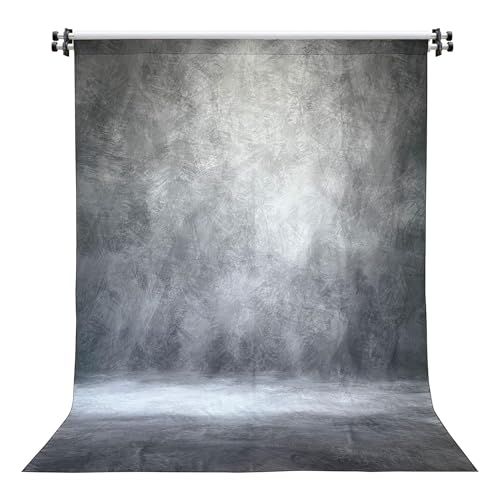 Abstract Gray Professional 8x10ft / 2.4x3m Photography Backdrop for Portrait Photo Props Booth Background Photoshoot Studio with Ployester Fabric Roller Pocket on Top