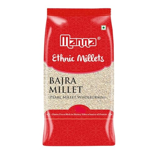 Image of Manna Bajra Whole Grain 1Kg Pearl Millet Natural Grains Sajje /Kambu /Pindi /Sajjalu /Bajri