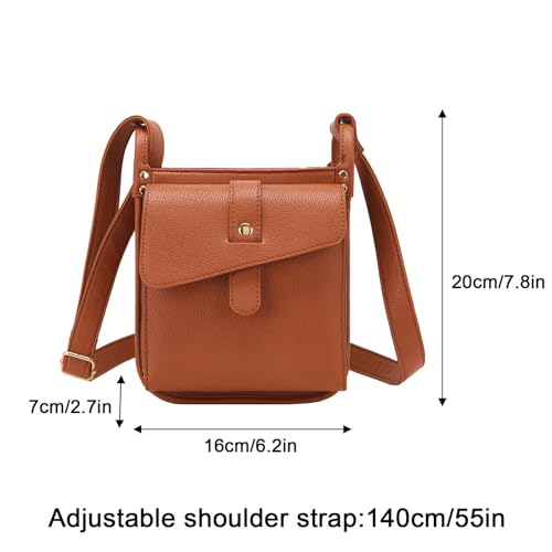 Sac messager en cuir petit format pour les courses et sorties