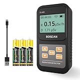 🔋 2 Stromversorgungsmodi: Der Strahlungsmesser kann durch 3*AAA Batterien oder per USB Typ-C mit Strom versorgt werden. Bitte beachten Sie, dass USB-C nur eine Stromversorgungsfunktion hat und keine Ladefunktion!