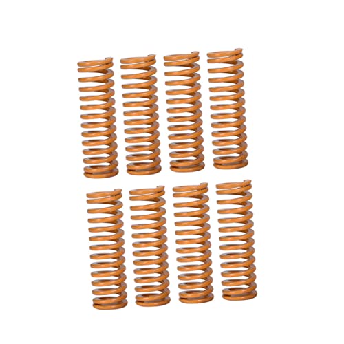 Light Load Compression Spring for 3d Printer, 8pcs Steel Yellow