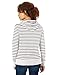 Amazon Essentials Women's Regular-Fit Fleece Pullover Hoodie (Available in Plus Size), White Stripe, X-Large