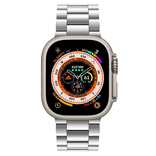 Tasikar Straps Compatible with Apple Watch Ultra 3 2 1 49mm Premium Stainless Steel Metal Strap Compatible for Apple Watch 49mm - Image 2