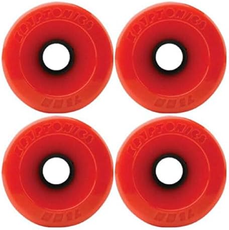 Kryptonics Wheels Star Trac Red Skateboard Wheels - 75mm 78a (Set of 4)