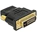Produktbild Delock Adapter DVI 24+1 Pin Stecker zu HDMI Buchse, ca. 46,5 x 40,3 x 15,0 mm