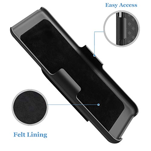 Fingic Galaxy S21 Case, Samsung Galaxy S21 Case Holster Case Combo Shell Slim Rugged Case With Built-In Kickstand Swivel Belt Clip Holster Shockproof Cover For Samsung Galaxy S21 6.2 Inch 2021, Black #TOP3