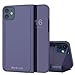 Punkcase for iPhone 12 Mini Reflector Case Protective Flip Cover W/Scratch Resistant Semi-Translucent Mirror Front & Non-Slip PU Leather Back for iPhone 12 Mini (5.4