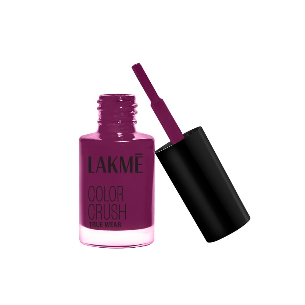 Lakme True Wear Color Crush Glossy Finish Nail Polish, Long Lasting & Vibrant Nail Paint, 403, 6Ml-image-23
