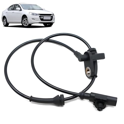 Bookeel 1 PC Car ABS Wheel Speed Sensor, Waterproof and Durable Standard Replacement 3630050U2010, Anti-Lock Brake System Rear Left ABS Sensor Accessories, Compatible with Heyue Models (Black)
