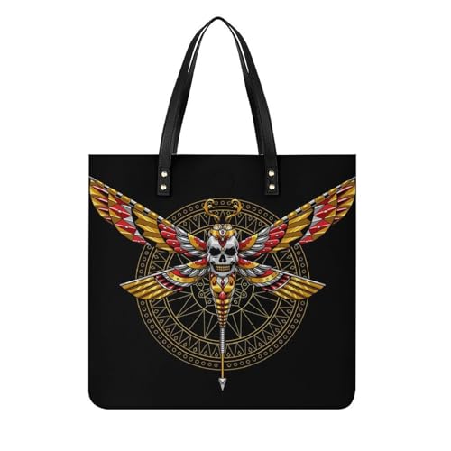 Sac cabas crâne libellule fini le manque de place avec ce grand sac de voyage pour femme