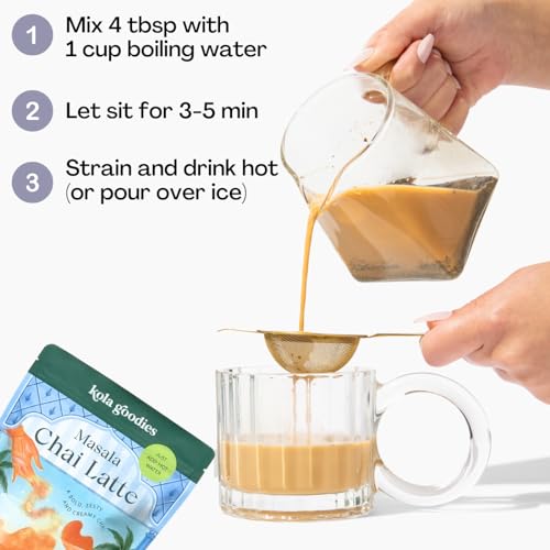 Té Masala Chai en polvo instantáneo 15 porciones miniatura 4